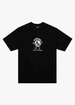 T-Shirts<Afends Global  - Retro Tee Black