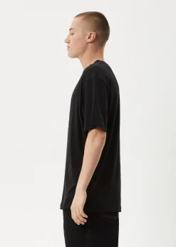 T-Shirts<Afends Global  - Retro Tee Black