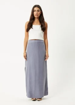 Sets & Co-Ords|Skirts<Afends Grace  - Cupro Maxi Skirt Marlin