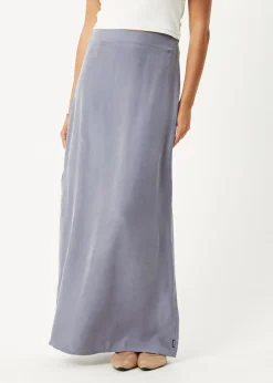 Sets & Co-Ords|Skirts<Afends Grace  - Cupro Maxi Skirt Marlin