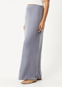 Sets & Co-Ords|Skirts<Afends Grace  - Cupro Maxi Skirt Marlin