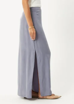 Sets & Co-Ords|Skirts<Afends Grace  - Cupro Maxi Skirt Marlin
