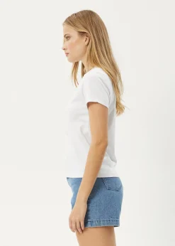 Tees & Shirts<Afends Greetings  - Regular Tee White