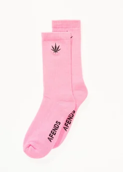 Accessories|Accessories<Afends Happy  - Socks One Pack Pink