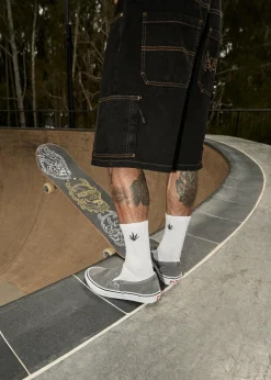 Accessories|Accessories<Afends Happy  - Socks One Pack White