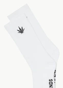 Accessories|Accessories<Afends Happy  - Socks One Pack White