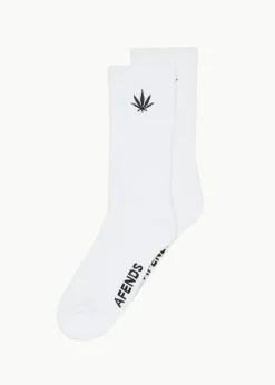 Accessories|Accessories<Afends Happy  - Socks One Pack White