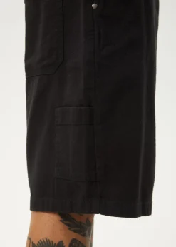 Shorts<Afends Harper  - Workwear Short 22" Black
