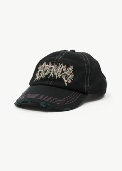 Accessories|Accessories<Afends Heavy Petal  - Five Panel Cap Black
