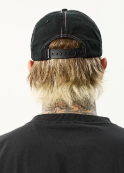 Accessories|Accessories<Afends Heavy Petal - Five Panel Cap Black