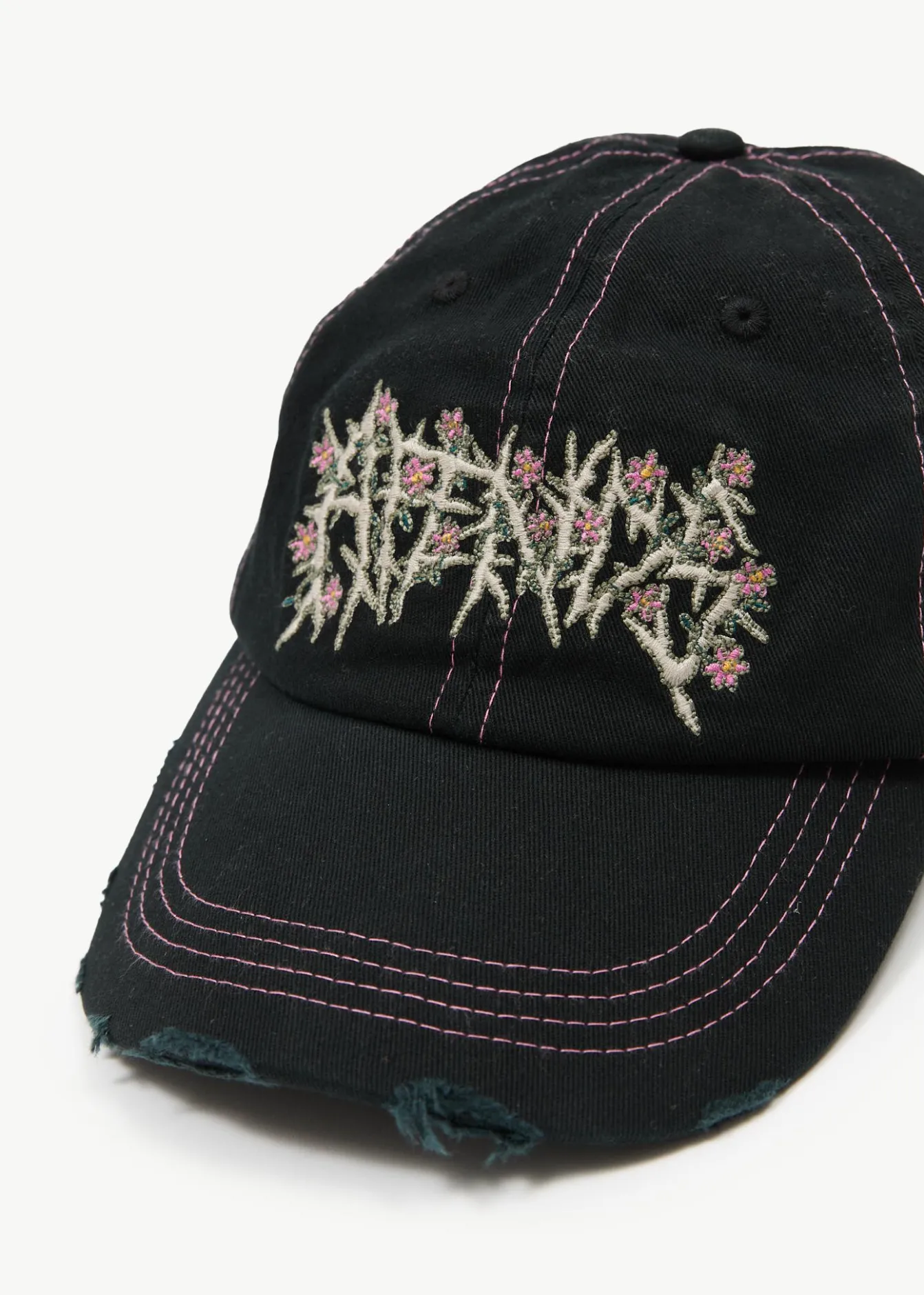 Accessories|Accessories<Afends Heavy Petal - Five Panel Cap Black
