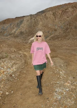 T-Shirts|Tees & Shirts<Afends Heavy Petal  - Heavyweight Boxy Tee Washed Marrakesh