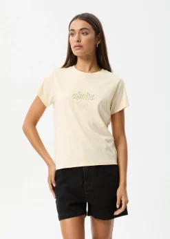 Tees & Shirts<Afends Heidi  - Regular Tee Sand