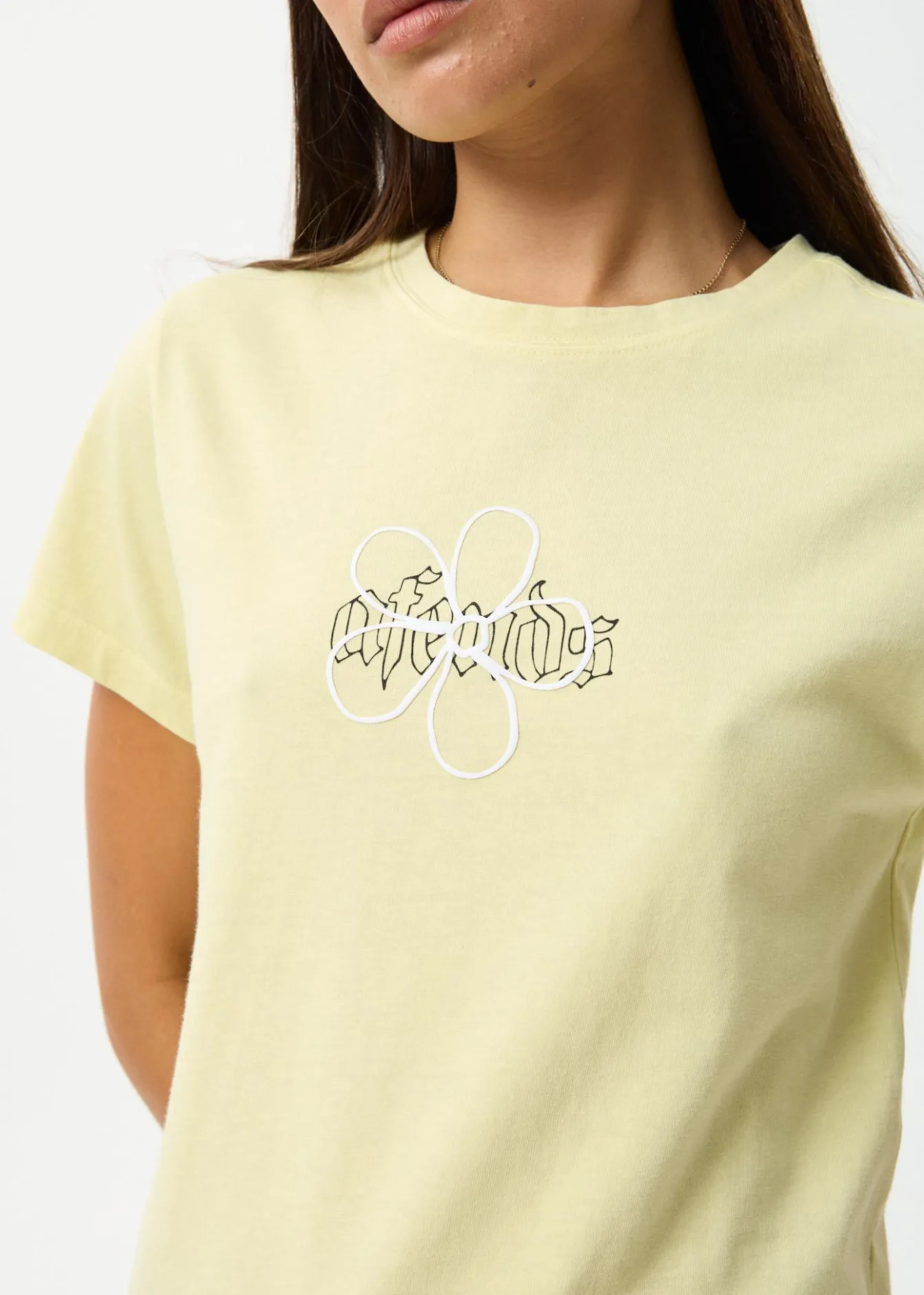 Tees & Shirts<Afends Heidi - Regular Tee Lemongrass