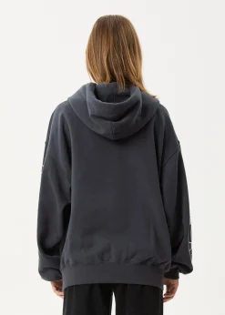 Sweaters & Hoodies|Outerwear<Afends Hidden  - Boxy Hoodie Charcoal
