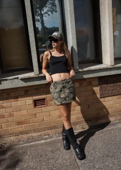 Sets & Co-Ords|Skirts<Afends  - Low Rise Workwear Skirt Hidden