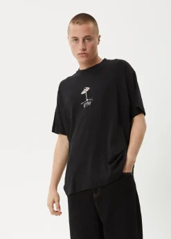 T-Shirts<Afends High Priority  - Boxy Tee Black
