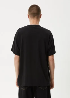 T-Shirts<Afends High Priority  - Boxy Tee Black