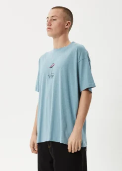 T-Shirts<Afends High Priority  - Boxy Tee Ocean Spray