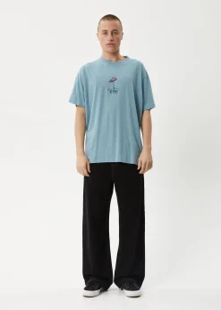 T-Shirts<Afends High Priority  - Boxy Tee Ocean Spray