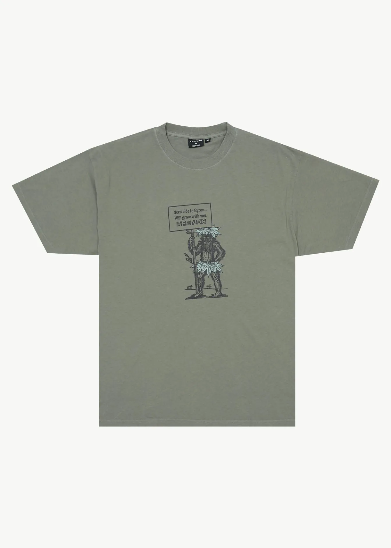 T-Shirts<Afends Hitching - Boxy Tee Washed Sycamore