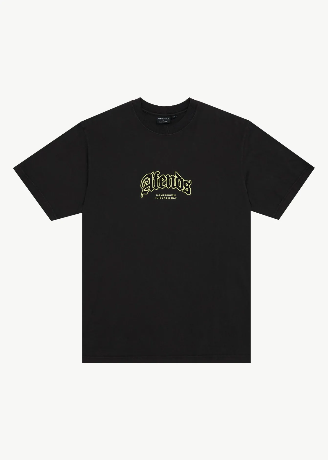 T-Shirts<Afends Home - Retro Tee Stone Black