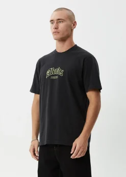 T-Shirts<Afends Home - Retro Tee Stone Black