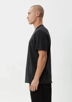 T-Shirts<Afends Home - Retro Tee Stone Black