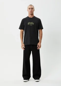 T-Shirts<Afends Home - Retro Tee Stone Black