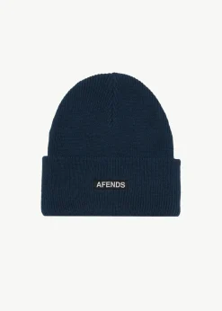 Accessories|Accessories<Afends Hometown  - Knit Beanie Navy