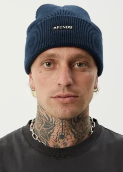 Accessories|Accessories<Afends Hometown  - Knit Beanie Navy