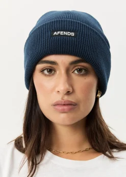 Accessories|Accessories<Afends Hometown  - Knit Beanie Navy