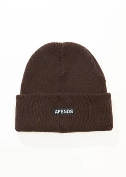 Accessories|Accessories<Afends Hometown  - Knit Beanie Coffee