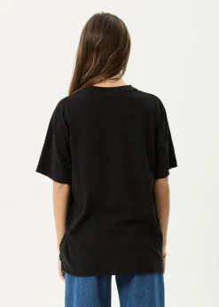 Tees & Shirts<Afends Horsegirl  - Oversized Tee Black