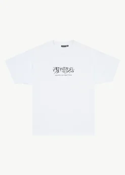 T-Shirts<Afends Horsey  - Boxy Tee White