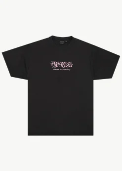 T-Shirts<Afends Horsey  - Boxy Tee Stone Black