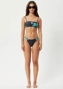 Swimwear<Afends House Of Darwin  - Bikini Top Charcoal Floral