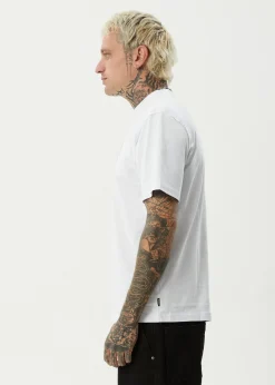 T-Shirts<Afends Huffenpuff  - Retro Tee White