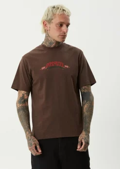 T-Shirts<Afends Ink  - Retro Tee Coffee