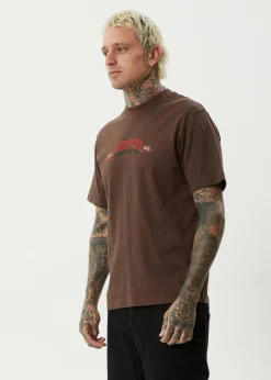 T-Shirts<Afends Ink  - Retro Tee Coffee