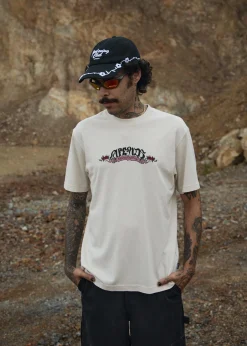 T-Shirts<Afends Ink  - Retro Tee Moonbeam