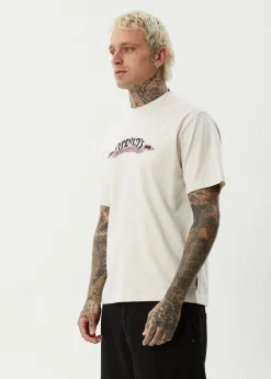 T-Shirts<Afends Ink  - Retro Tee Moonbeam