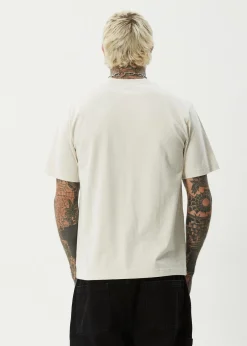 T-Shirts<Afends Ink  - Retro Tee Moonbeam