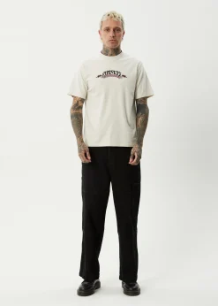 T-Shirts<Afends Ink  - Retro Tee Moonbeam