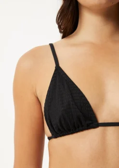 Swimwear<Afends Isla  - Bikini Top Black