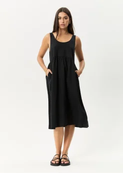 Dresses<Afends Jesse  - Midi Dress Black