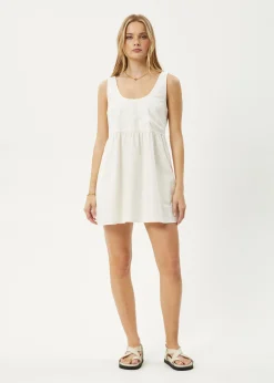 Essentials|Dresses<Afends Jesse  - Mini Dress White