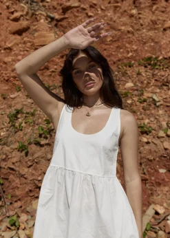 Essentials|Dresses<Afends Jesse  - Mini Dress White
