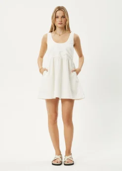 Essentials|Dresses<Afends Jesse  - Mini Dress White