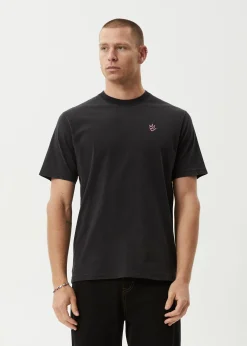 T-Shirts<Afends Kaleidodope  - Retro Tee Stone Black
